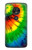 S3422 Tie Dye Etui Coque Housse pour Motorola Moto G7 Play