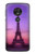 S3447 Eiffel Paris Sunset Etui Coque Housse pour Motorola Moto G7 Play