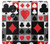 S3463 Poker Card Suit Etui Coque Housse pour Motorola Moto G7 Play
