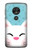 S3542 Cute Cat Cartoon Etui Coque Housse pour Motorola Moto G7 Play