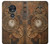 S3401 Clock Gear Streampunk Etui Coque Housse pour Motorola Moto G7 Power