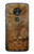 S3456 Vintage Paper Clock Steampunk Etui Coque Housse pour Motorola Moto G7 Power