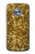 S3388 Gold Glitter Graphic Print Etui Coque Housse pour Motorola Moto X4