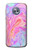 S3444 Digital Art Colorful Liquid Etui Coque Housse pour Motorola Moto X4