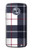 S3452 Plaid Fabric Pattern Etui Coque Housse pour Motorola Moto X4