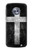 S3491 Christian Cross Etui Coque Housse pour Motorola Moto X4
