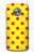 S3526 Red Spot Polka Dot Etui Coque Housse pour Motorola Moto X4