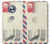 S3551 Vintage Airmail Envelope Art Etui Coque Housse pour Motorola Moto X4