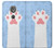 S3618 Cat Paw Etui Coque Housse pour Motorola Moto G6 Play, Moto G6 Forge, Moto E5