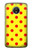 S3526 Red Spot Polka Dot Etui Coque Housse pour Motorola Moto E4 Plus