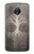 S3591 Viking Tree of Life Symbol Etui Coque Housse pour Motorola Moto E4