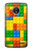 S3595 Brick Toy Etui Coque Housse pour Motorola Moto E4