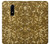 S3388 Gold Glitter Graphic Print Etui Coque Housse pour OnePlus 6