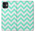 S1723 Mint Chevron Zigzag Etui Coque Housse pour iPhone 11