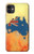 S2494 Australia Flag Map Rock Texture Etui Coque Housse pour iPhone 11