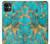 S2906 Aqua Turquoise Stone Etui Coque Housse pour iPhone 11