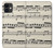 S3082 Music Sheet Etui Coque Housse pour iPhone 11