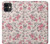 S3095 Vintage Rose Pattern Etui Coque Housse pour iPhone 11
