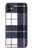 S3452 Plaid Fabric Pattern Etui Coque Housse pour iPhone 11