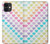 S3499 Colorful Heart Pattern Etui Coque Housse pour iPhone 11