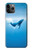 S0843 Blue Whale Etui Coque Housse pour iPhone 11 Pro