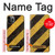S2231 Noir et Jaune Ligne de risque rayé Etui Coque Housse pour iPhone 11 Pro