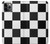 S2492 Black and White Checkerboard Etui Coque Housse pour iPhone 11 Pro