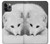 S2569 White Arctic Fox Etui Coque Housse pour iPhone 11 Pro
