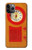 S2780 Vintage Orange Bakelite Radio Etui Coque Housse pour iPhone 11 Pro