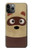 S2825 Cute Cartoon Raccoon Etui Coque Housse pour iPhone 11 Pro