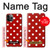 S2951 Rouge Pois Etui Coque Housse pour iPhone 11 Pro