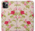 S3037 Pretty Rose Cottage Flora Etui Coque Housse pour iPhone 11 Pro