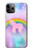 S3070 Rainbow Unicorn Pastel Sky Etui Coque Housse pour iPhone 11 Pro