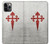 S3200 Order of Santiago Cross of Saint James Etui Coque Housse pour iPhone 11 Pro