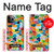S3391 Art abstrait carreaux de mosaïque graphique Etui Coque Housse pour iPhone 11 Pro
