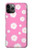 S3500 Pink Floral Pattern Etui Coque Housse pour iPhone 11 Pro