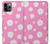 S3500 Pink Floral Pattern Etui Coque Housse pour iPhone 11 Pro