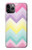 S3514 Rainbow Zigzag Etui Coque Housse pour iPhone 11 Pro