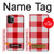 S3535 Rouge vichy Etui Coque Housse pour iPhone 11 Pro