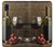 S1316 Grapes Bottle and Glass of Red Wine Etui Coque Housse pour Samsung Galaxy A10e