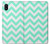 S1723 Mint Chevron Zigzag Etui Coque Housse pour Samsung Galaxy A10e