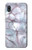 S2316 Dark Blue Marble Texture Graphic Print Etui Coque Housse pour Samsung Galaxy A10e