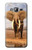 S0310 African Elephant Etui Coque Housse pour Samsung Galaxy J3 (2016)