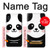 S2662 Panda mignon Dessin animé Etui Coque Housse pour Samsung Galaxy A10e