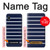 S2767 Marine rayé blanc Etui Coque Housse pour Samsung Galaxy A10e