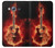 S0415 Fire Guitar Burn Etui Coque Housse pour Samsung Galaxy J3 (2016)
