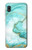 S3399 Green Marble Graphic Print Etui Coque Housse pour Samsung Galaxy A10e