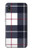S3452 Plaid Fabric Pattern Etui Coque Housse pour Samsung Galaxy A10e