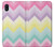 S3514 Rainbow Zigzag Etui Coque Housse pour Samsung Galaxy A10e