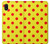 S3526 Red Spot Polka Dot Etui Coque Housse pour Samsung Galaxy A10e